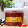 TuttoCalabria Sliced Calabrian Chili Peppers BULK Tub, 98 oz