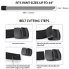 XGear Tactical Adjustable Nylon Belt with Plastic Buckle