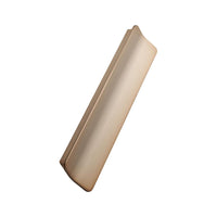 Brushed Bronze "Leaf" Tab Drawer Pulls Euro • Knobs
