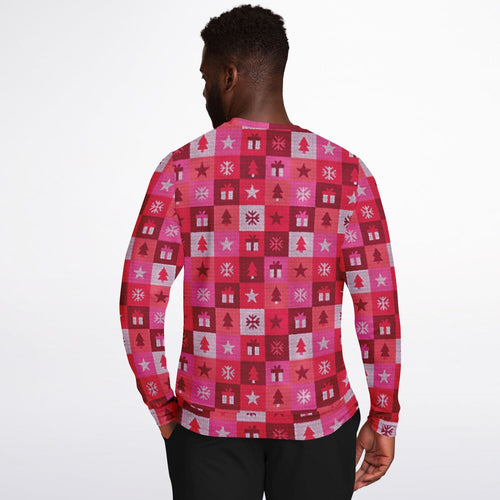Flamingo All The Way Ugly Christmas Sweatshirt