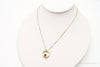 Designer Ross Simons Sapphires One Diamond Gold Vermeil Sterling Silver Necklace