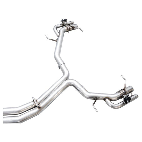 AWE Tuning 2021-2025 Audi C8 RS6/RS7 SwitchPath Cat-back Exhaust - Diamond Black Tips