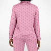 Simple Pink Flamingo Satin Pajamas