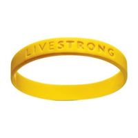 NIKE Official Live Strong Lance Armstrong Yellow Cancer Livestrong Rubber Wristband Bracelet Adult Size