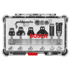 BOSCH RBS006TES 6 pc. Carbide-Tipped Trim and Edging Router Bit Set