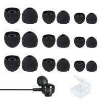BlingKingdom 9 Pairs Replacement Earbuds Silicone Earbud Tips Earbuds Cap Earbud Cushions for Most in-Ear Earbuds 3 Different Size (S/M/L)