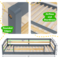 Floor Bed - Twin Size Ocodile.com