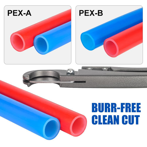 1/2" PEX-B Pipe 500ft Length Red Color with Oxygen Barrier (EVOH), NSF Certified for Potable Water and Heating Applications Plumbingsell