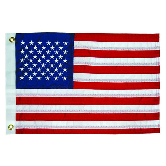 Sewn 16"x24" American Flag for Boats, Docks, Patios and Pools EasyOptionXY LLC