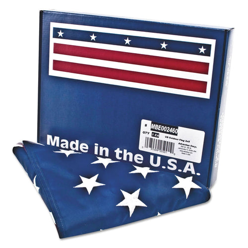 Advantus All-Weather Outdoor U.S. Flag, Heavyweight Nylon, 3 ft x 5 ft EasyOptionXY LLC