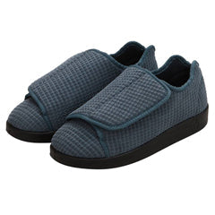 Silverts Slippers - Steel, Size 8 / 2X-Wide