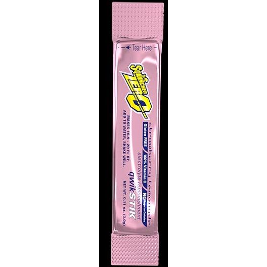 Sqwincher® Zero Qwik Stik® – Strawberry Lemonade Hydration Mix (120 per Case)