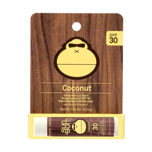 Sun Bum Broad Spectrum SPF 30 Coconut Sunscreen Lip Balm 0.15 Oz