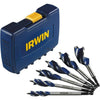 Irwin Speedbor Multi Size in. Dia. Carbon Steel Wood Boring Bit Quick-Change Hex Shank 6 pc. EasyOptionXY LLC