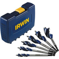 Irwin Speedbor Multi Size in. Dia. Carbon Steel Wood Boring Bit Quick-Change Hex Shank 6 pc. EasyOptionXY LLC