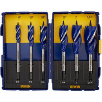 Irwin Speedbor Multi Size in. Dia. Carbon Steel Wood Boring Bit Quick-Change Hex Shank 6 pc. EasyOptionXY LLC
