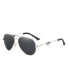 Aviation Luxury Aluminum Magnesium Gold Fashion Polarized Lens Sunglasses Men/Women Driving Mirror Sunglasses  Military Style