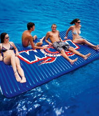 WOW Sports Floating Pool and Lake Water Walkway and Lounge - Red (12-2040) Jupiter Gear