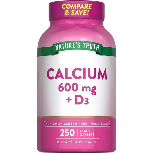 Nature's Truth Calcium 600 Mg Plus Vitamin D3