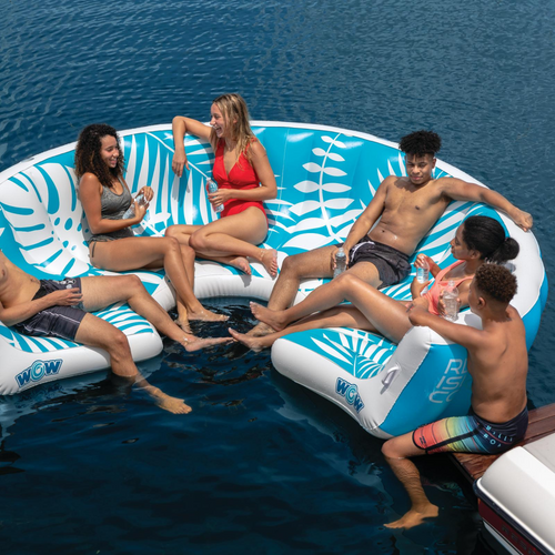 WOW Sports Inflatable Lounging Resort Island for 6-8 People Jupiter Gear