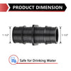 10 Pcs PEX A Expansion 1-1/2" x 1-1/2" PPSU Coupling Wholesale