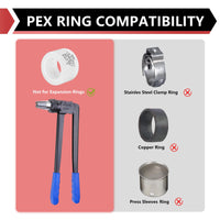 10 Pcs PEX A Expansion 1-1/2" x 1-1/2" PPSU Coupling Wholesale