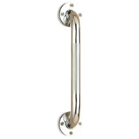 Nova Wall Grab Bar Chrome With Knurled Handle 12 Inch