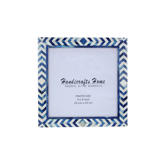 Poster Frames Taj Pattern Bone, Resin Inlay, Blue, 5 Sizes