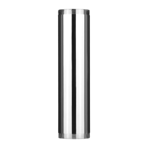 1-1/2" x 6" Double End Threaded Extension Tailpiece, 20GA, Chrome Plated Brass