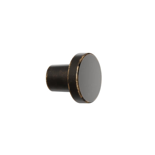 Dark Bronze "Lounge" Cabinet Knob and Wire Drawer Pulls Euro • Knobs