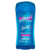 Secret Outlast Women's Antiperspirant Deodorant, Clear Gel, Protecting Powder, 2.6 oz