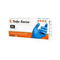 Safe-Sense Powder-Free Nitrile Gloves, X-Large (100 Count Dispenser Box)