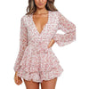 Floral Breeze Chiffon Dress | Casual Printed One-Piece Dress