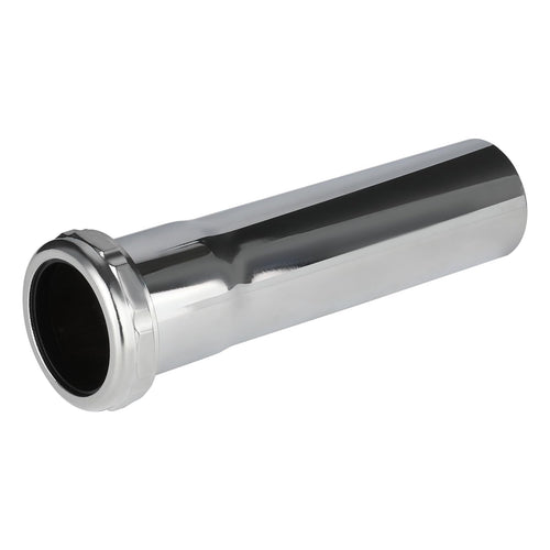 1-1/2" x 6" Slip-Joint Sink Drain Extension Tube, 20GA, Chrome Plated Brass