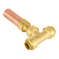 1/2" Push Fit, Water Hammer Copper Arrestor Tee (MH-350) Plumbingsell