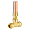 1/2" Push Fit, Water Hammer Copper Arrestor Tee (MH-350) Plumbingsell