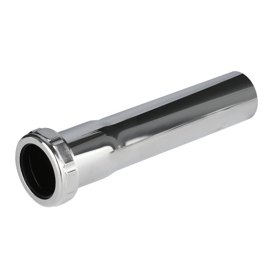 1-1/4" x 6" Slip-Joint Sink Drain Extension Tube, 20GA, Chrome Plated Brass