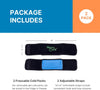 NatraCure Cold Therapy Wrap (Regular) with 14" Strap - 2 Pack