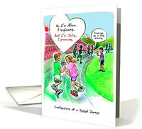 Far Gone Greetings Speed Dating : Running Romance card