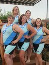 The Triathlete Store Women's Triathlon Singlet, Blue (XS, S)