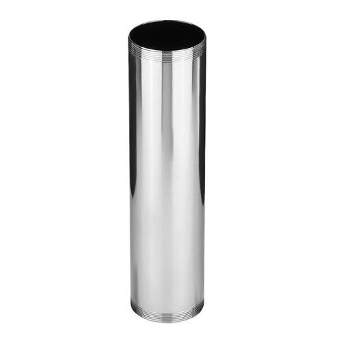 1-1/2" x 6" Double End Threaded Extension Tailpiece, 20GA, Chrome Plated Brass