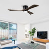52" Ceiling Fan with Light for Bedroom, 3 Blades, Remote Control