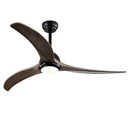 52" Ceiling Fan with Light Modern Design Remote and 6 Speed Options