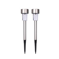 Garden Premium LED Solar Luxury Stainless Steel Lights For Yard Pathway Walkway More Pieces Outdoor