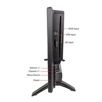24" Supersonic 12 Volt AC/DC LED HDTV with DVD Player, USB, SD Card Reader and HDMI (SC-2412)