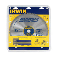 Irwin Marathon 12 in. Dia. x 1 in. Carbide Miter and Table Saw Blade 72 teeth 1 pc EasyOptionXY LLC