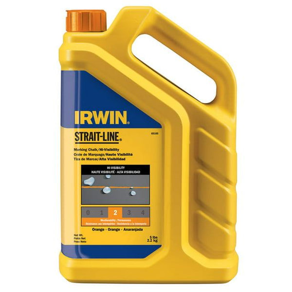 Irwin Strait-Line 5 lb Permanent Marking Chalk Orange EasyOptionXY LLC