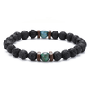 Epic Legendary Volcanic Stone Bracelet For Men And Women Lava Stone Stretch Yoga Bead Bracelet