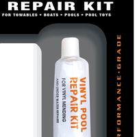 WOW Watersports Vinyl PVC Repair Kit For Boating Tubes Air Mattresses Inflatable Rafts Jupiter Gear