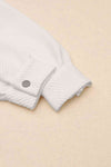 Cloudy Blue Snap-Front Collared Jacket with Pockets Lightweight and Versatile Jacket
